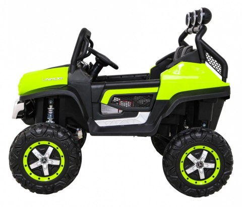 Mercedes Benz Unimog dla dzieci Zielony + Napęd 4x4 + Pilot + Bagażnik + Wolny Start + MP3 LED Mercedes Benz Unimog dla dzieci Zielony + Napęd 4x4 + Pilot + Bagażnik + Wolny Start + MP3 LED