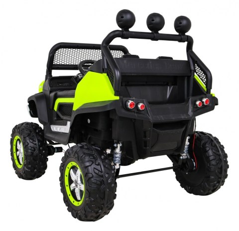Mercedes Benz Unimog dla dzieci Zielony + Napęd 4x4 + Pilot + Bagażnik + Wolny Start + MP3 LED Mercedes Benz Unimog dla dzieci Zielony + Napęd 4x4 + Pilot + Bagażnik + Wolny Start + MP3 LED