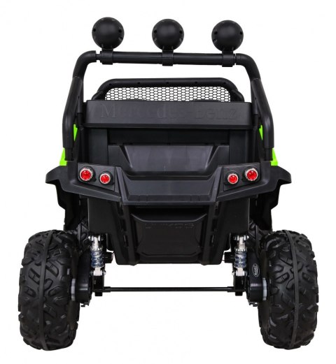 Mercedes Benz Unimog dla dzieci Zielony + Napęd 4x4 + Pilot + Bagażnik + Wolny Start + MP3 LED Mercedes Benz Unimog dla dzieci Zielony + Napęd 4x4 + Pilot + Bagażnik + Wolny Start + MP3 LED