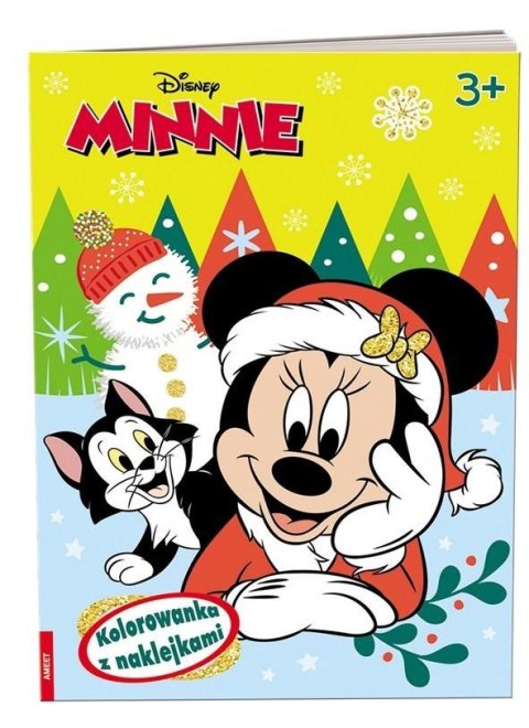 Minnie. Kolorowanka z Naklejkami Minnie. Kolorowanka z Naklejkami
