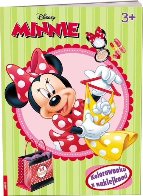 Minnie. Kolorowanka z naklejkami Minnie. Kolorowanka z naklejkami