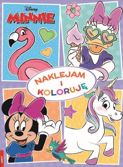 Minnie. Naklejam i koloruję Minnie. Naklejam i koloruję