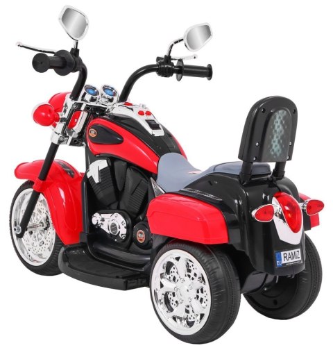 Motorek Chopper NightBike Czerwony Motorek Chopper NightBike Czerwony