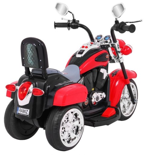 Motorek Chopper NightBike Czerwony Motorek Chopper NightBike Czerwony