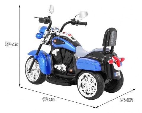 Motorek Chopper NightBike Niebieski Motorek Chopper NightBike Niebieski