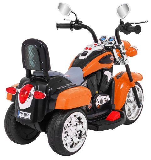 Motorek Chopper NightBike Pomarańczowy Motorek Chopper NightBike Pomarańczowy