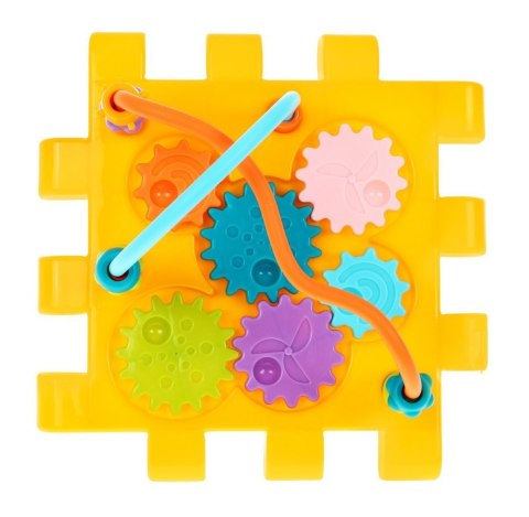 Multidomek sensoryczny dla dzieci 18m+ Mini gry 9 Puzzli + Sortery + Przeplatanka + Zegar Multidomek sensoryczny dla dzieci 18m+ Mini gry 9 Puzzli + Sortery + Przeplatanka + Zegar