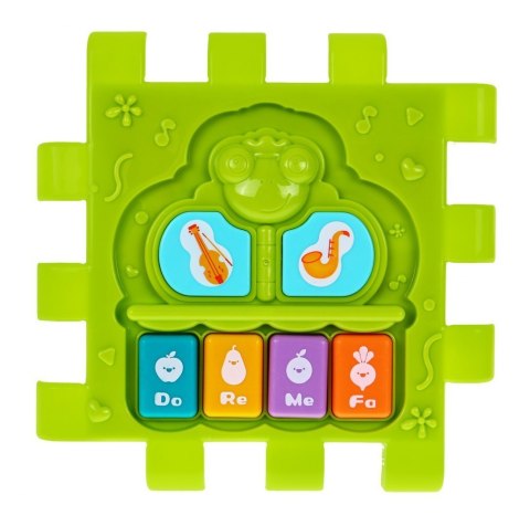 Multidomek sensoryczny dla dzieci 18m+ Mini gry 9 Puzzli + Sortery + Przeplatanka + Zegar Multidomek sensoryczny dla dzieci 18m+ Mini gry 9 Puzzli + Sortery + Przeplatanka + Zegar