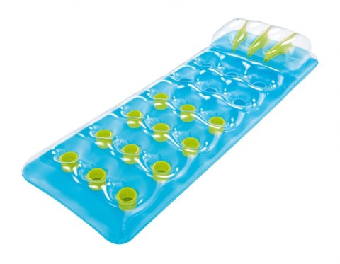 Neonowy Materac plażowy BESTWAY Niebieski 188x71cm + Zestaw naprawczy Neonowy Materac plażowy BESTWAY Niebieski 188x71cm + Zestaw naprawczy