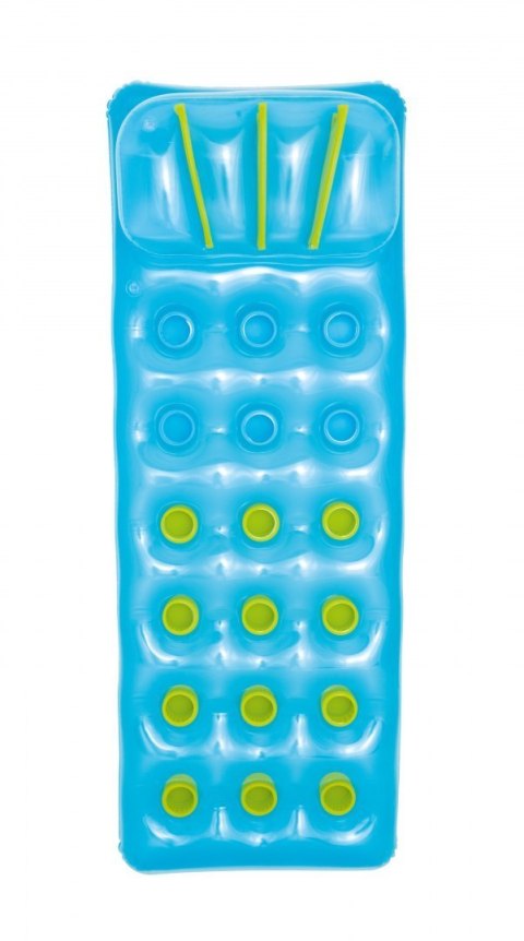Neonowy Materac plażowy BESTWAY Niebieski 188x71cm + Zestaw naprawczy Neonowy Materac plażowy BESTWAY Niebieski 188x71cm + Zestaw naprawczy