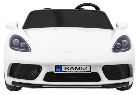 Perfecta Auto dla 2 dzieci Biały + Pompowane koła + Silnik bezszczotkowy + MP3 LED + Wolny Start Perfecta Auto dla 2 dzieci Biały + Pompowane koła + Silnik bezszczotkowy + MP3 LED + Wolny Start