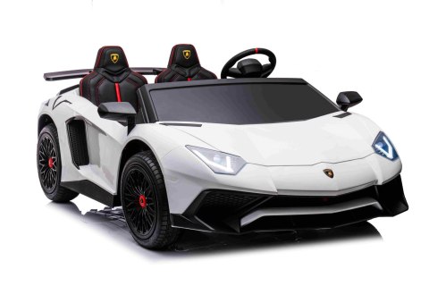 Pojazd Lamborghini Aventador SV Biały Pojazd Lamborghini Aventador SV Biały