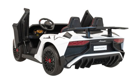 Pojazd Lamborghini Aventador SV Biały Pojazd Lamborghini Aventador SV Biały
