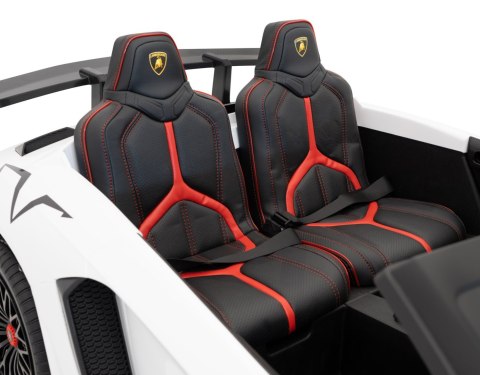 Pojazd Lamborghini Aventador SV Biały Pojazd Lamborghini Aventador SV Biały
