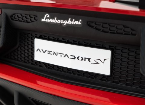 Pojazd Lamborghini Aventador SV Czerwony Pojazd Lamborghini Aventador SV Czerwony
