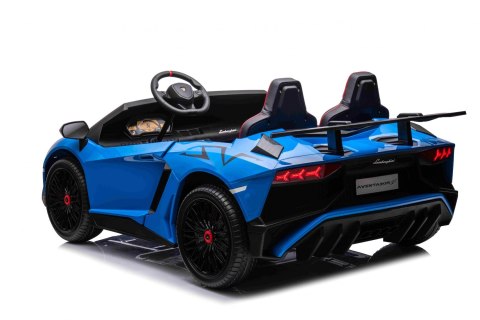 Pojazd Lamborghini Aventador SV Niebieski Pojazd Lamborghini Aventador SV Niebieski