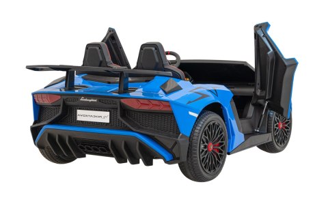Pojazd Lamborghini Aventador SV Niebieski Pojazd Lamborghini Aventador SV Niebieski