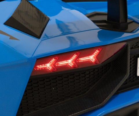 Pojazd Lamborghini Aventador SV Niebieski Pojazd Lamborghini Aventador SV Niebieski
