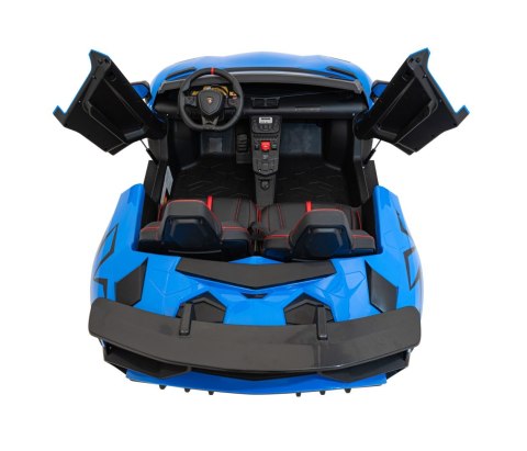 Pojazd Lamborghini Aventador SV Niebieski Pojazd Lamborghini Aventador SV Niebieski