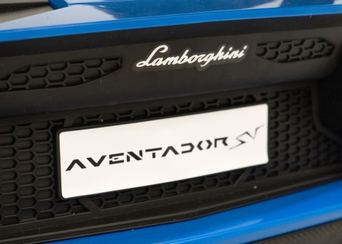 Pojazd Lamborghini Aventador SV Niebieski Pojazd Lamborghini Aventador SV Niebieski