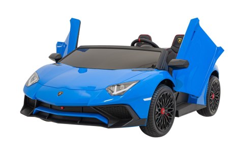 Pojazd Lamborghini Aventador SV Niebieski Pojazd Lamborghini Aventador SV Niebieski