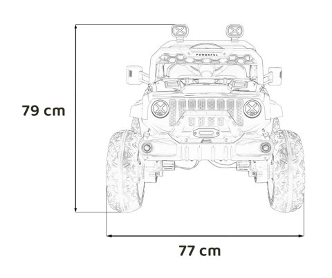 Pojazd OFF ROAD Speed Czarny Pojazd OFF ROAD Speed Czarny