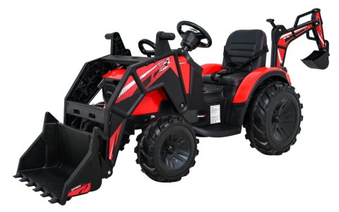 Pojazd Traktor Z Przyczepą 720-T Czerwony Pojazd Traktor Z Przyczepą 720-T Czerwony