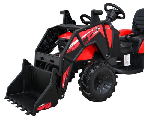 Pojazd Traktor Z Przyczepą 720-T Czerwony Pojazd Traktor Z Przyczepą 720-T Czerwony