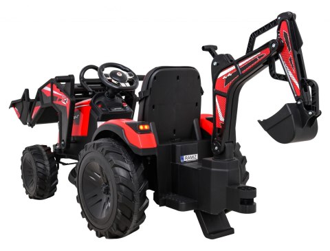 Pojazd Traktor Z Przyczepą 720-T Czerwony Pojazd Traktor Z Przyczepą 720-T Czerwony