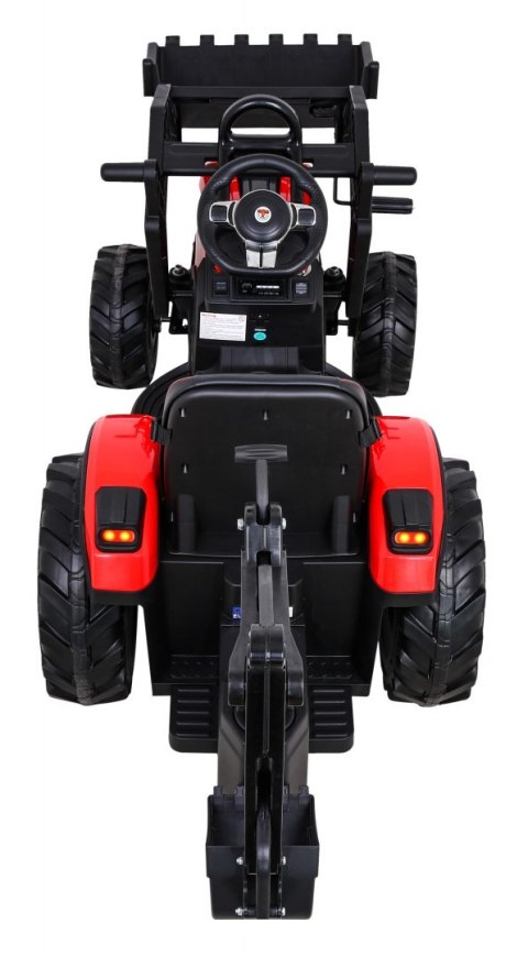 Pojazd Traktor Z Przyczepą 720-T Czerwony Pojazd Traktor Z Przyczepą 720-T Czerwony