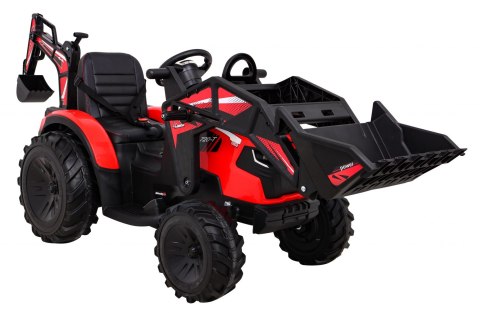Pojazd Traktor Z Przyczepą 720-T Czerwony Pojazd Traktor Z Przyczepą 720-T Czerwony