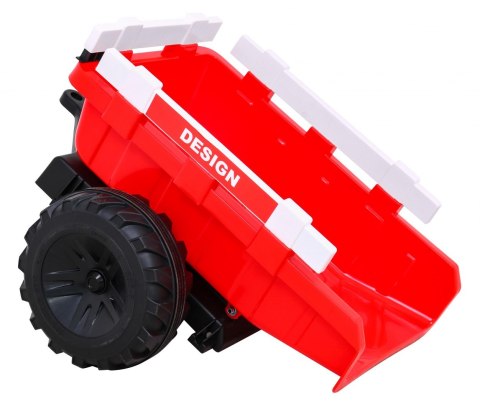 Pojazd Traktor Z Przyczepą 720-T Czerwony Pojazd Traktor Z Przyczepą 720-T Czerwony