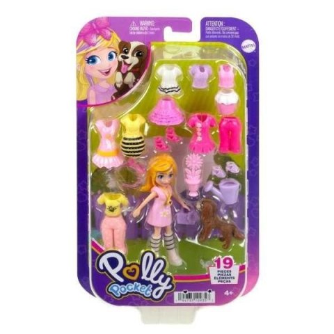 Polly Pocket Lalka + ubranka asortyment HKV89 Polly Pocket Lalka + ubranka asortyment HKV89