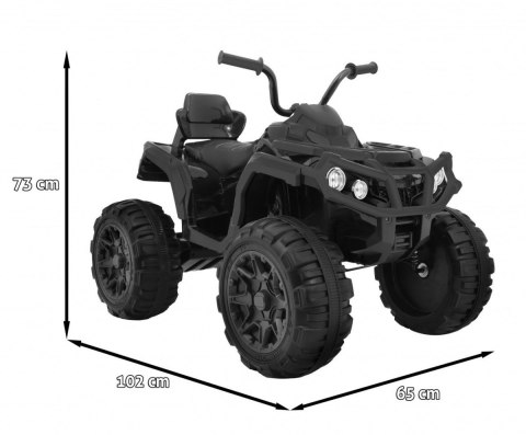 Quad ATV 2.4GHz na akumulator dla dzieci Czarny + Pilot + Koła EVA + Radio MP3 + Wolny Start Quad ATV 2.4GHz na akumulator dla dzieci Czarny + Pilot + Koła EVA + Radio MP3 + Wolny Start