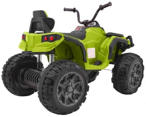 Quad ATV 2.4GHz na akumulator dla dzieci Zielony + Pilot + Koła EVA + Radio MP3 + Wolny Start Quad ATV 2.4GHz na akumulator dla dzieci Zielony + Pilot + Koła EVA + Radio MP3 + Wolny Start