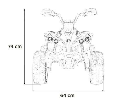 Quad Maverick ATV Biały Quad Maverick ATV Biały
