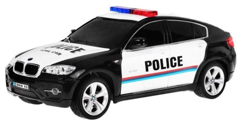 Radiowóz BMW x6 dla dzieci 8+ Zdalnie sterowana policja 1:24 Światła kogut Radiowóz BMW x6 dla dzieci 8+ Zdalnie sterowana policja 1:24 Światła kogut