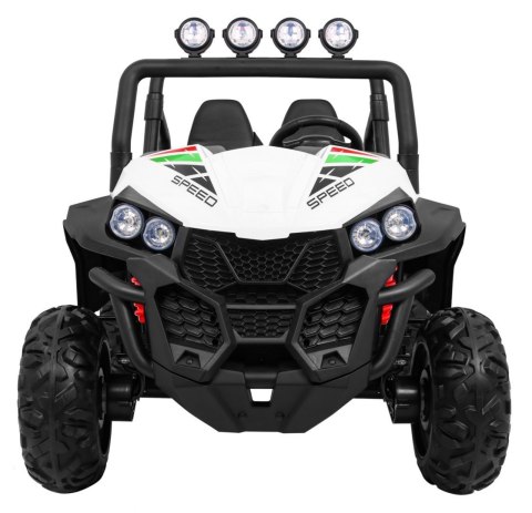 Terenowe Grand Buggy Lift dla dzieci Biały + Napęd 4x4 + Pilot + Bagażnik + Radio MP3 + LED Terenowe Grand Buggy Lift dla dzieci Biały + Napęd 4x4 + Pilot + Bagażnik + Radio MP3 + LED