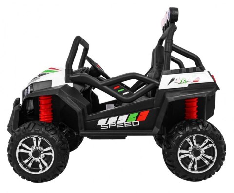 Terenowe Grand Buggy Lift dla dzieci Biały + Napęd 4x4 + Pilot + Bagażnik + Radio MP3 + LED Terenowe Grand Buggy Lift dla dzieci Biały + Napęd 4x4 + Pilot + Bagażnik + Radio MP3 + LED