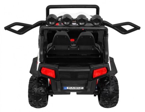 Terenowe Grand Buggy Lift dla dzieci Biały + Napęd 4x4 + Pilot + Bagażnik + Radio MP3 + LED Terenowe Grand Buggy Lift dla dzieci Biały + Napęd 4x4 + Pilot + Bagażnik + Radio MP3 + LED