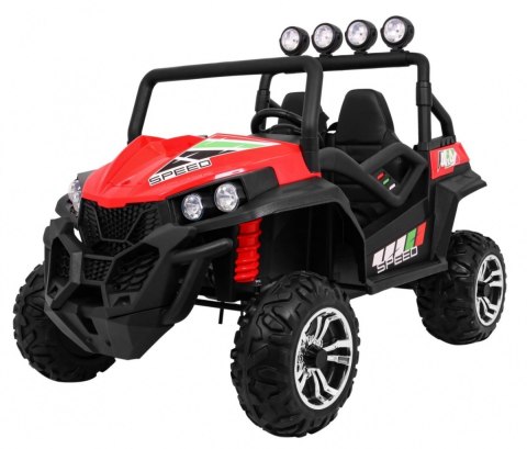 Terenowe Grand Buggy Lift dla dzieci Czerwony + Napęd 4x4 + Pilot + Bagażnik + Radio MP3 + LED Terenowe Grand Buggy Lift dla dzieci Czerwony + Napęd 4x4 + Pilot + Bagażnik + Radio MP3 + LED