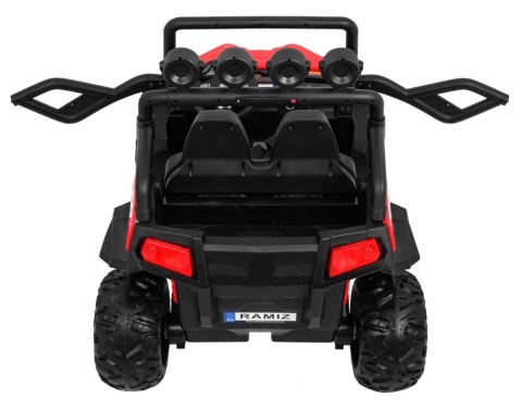 Terenowe Grand Buggy Lift dla dzieci Czerwony + Napęd 4x4 + Pilot + Bagażnik + Radio MP3 + LED Terenowe Grand Buggy Lift dla dzieci Czerwony + Napęd 4x4 + Pilot + Bagażnik + Radio MP3 + LED