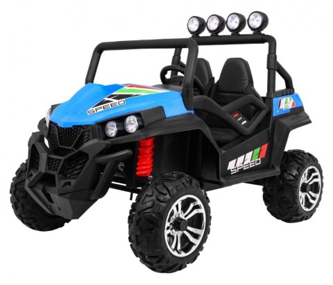 Terenowe Grand Buggy Lift dla dzieci Niebieski + Napęd 4x4 + Pilot + Bagażnik + Radio MP3 + LED Terenowe Grand Buggy Lift dla dzieci Niebieski + Napęd 4x4 + Pilot + Bagażnik + Radio MP3 + LED