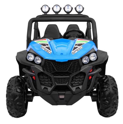 Terenowe Grand Buggy Lift dla dzieci Niebieski + Napęd 4x4 + Pilot + Bagażnik + Radio MP3 + LED Terenowe Grand Buggy Lift dla dzieci Niebieski + Napęd 4x4 + Pilot + Bagażnik + Radio MP3 + LED