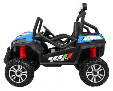 Terenowe Grand Buggy Lift dla dzieci Niebieski + Napęd 4x4 + Pilot + Bagażnik + Radio MP3 + LED Terenowe Grand Buggy Lift dla dzieci Niebieski + Napęd 4x4 + Pilot + Bagażnik + Radio MP3 + LED