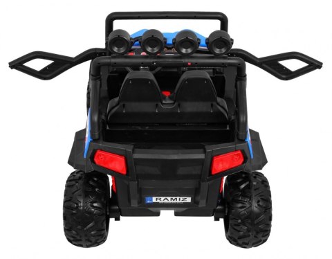 Terenowe Grand Buggy Lift dla dzieci Niebieski + Napęd 4x4 + Pilot + Bagażnik + Radio MP3 + LED Terenowe Grand Buggy Lift dla dzieci Niebieski + Napęd 4x4 + Pilot + Bagażnik + Radio MP3 + LED
