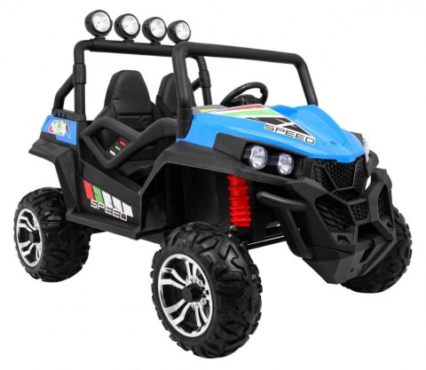 Terenowe Grand Buggy Lift dla dzieci Niebieski + Napęd 4x4 + Pilot + Bagażnik + Radio MP3 + LED Terenowe Grand Buggy Lift dla dzieci Niebieski + Napęd 4x4 + Pilot + Bagażnik + Radio MP3 + LED
