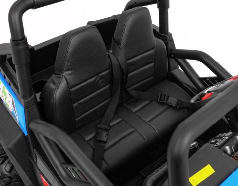 Terenowe Grand Buggy Lift dla dzieci Niebieski + Napęd 4x4 + Pilot + Bagażnik + Radio MP3 + LED Terenowe Grand Buggy Lift dla dzieci Niebieski + Napęd 4x4 + Pilot + Bagażnik + Radio MP3 + LED