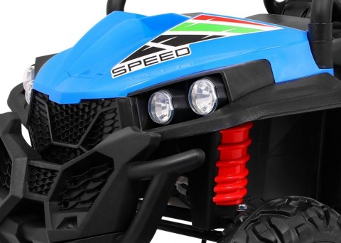 Terenowe Grand Buggy Lift dla dzieci Niebieski + Napęd 4x4 + Pilot + Bagażnik + Radio MP3 + LED Terenowe Grand Buggy Lift dla dzieci Niebieski + Napęd 4x4 + Pilot + Bagażnik + Radio MP3 + LED