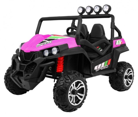 Terenowe Grand Buggy Lift dla dzieci Różowy + Napęd 4x4 + Pilot + Bagażnik + Radio MP3 + LED Terenowe Grand Buggy Lift dla dzieci Różowy + Napęd 4x4 + Pilot + Bagażnik + Radio MP3 + LED
